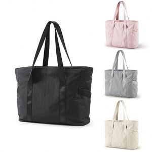 Bolsa de Mano Portátil para Mujer, con Compartimento con Cierre, Color Sólido, Forro de Poliéster, para Gimnasio, Trabajo, Enfermería, Baile, Yoga, Deportes, Viajes - Product Image 2