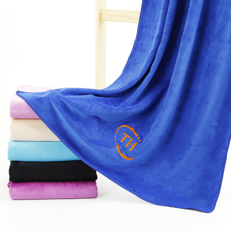 Custom logo Oversiz Microfiber Bath Sheets