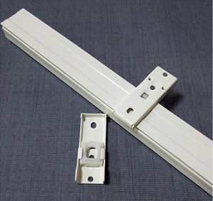 Riel de Cortina Recto Simple o Doble de Aluminio Silencioso para Montaje en Techo, Riel de Cortina para Ventanas con Rieles Deslizantes - Product Image 4