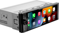 Estéreo de Audio para Auto de 6.28 Pulgadas 1 Din, Reproductor MP5 con Pantalla Táctil, Carplay, Autoradio, Asistente de Reversa, Colocación en el Tablero, MP3 OLED