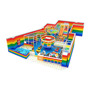 Parque Infantil Comercial Personalizable con Temática Arcoíris, Proyección Interactiva y Pista de Carreras para Centros de Entretenimiento Familiar (CEF) - Product Image 1