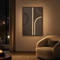 Art mural abstrait texturé 3D encadré, peinture sur toile géométrique minimaliste noir et blanc, décoration murale moderne pour salon
