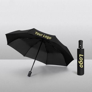 Paraguas de Viaje Plegable Automático de Lujo de 21 Pulgadas, de Poliéster, con Logotipo Personalizado, para Adultos, Totalmente Automático, 8K, Protección contra Lluvia y Sol, Moderno - Product Image 2