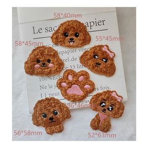 Nouvelle Patch Brodé Autocollant en Peluche Motif Chien Teddy Mignon pour Décoration - Product Image 3