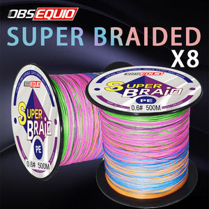 Nouveau X8 PE tressé 300m <span class=keywords><strong>fil</strong></span> <span class=keywords><strong>de</strong></span> pêche multicolore 8 brins Multifilament Super fort anti-morsure japon ligne flottante pour la rivière - Product Image 2