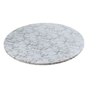 Mantel de PEVA estampado con respaldo de franela para mesa de cóctel de vinilo redondo de 100 a 110cm para bares, hoteles, uso comercial de marca - Product Image 6