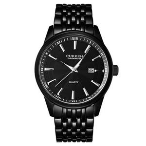 For 8052 Men's Quartz Fashion <b>Watch</b> Pointer Dial <b>Waterproof</b> Stainless Steel Band Business Wristwatch Including Calendar - Product Image 2