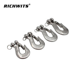 Anillos de Elevación de Cadena con Gancho Giratorio Tipo Horquilla de Acero Inoxidable RICHWITS, Varios Tipos de Ganchos - Product Image 1