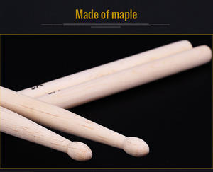 Baguettes de <span class=keywords><strong>batterie</strong></span> en érable 5A à poids équilibré, adaptées aux débutants, pour la pratique de la caisse claire, du jazz et des <span class=keywords><strong>cours</strong></span> de <span class=keywords><strong>batterie</strong></span> pour étudiants - Product Image 4