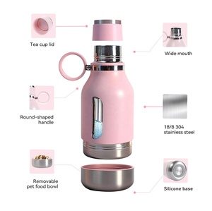 Gourde isotherme haute capacité 1000 ml pour animaux de compagnie, double paroi en acier inoxydable, pour chien, chat, camping, voyage en plein air - Product Image 4