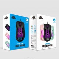 Souris de jeu sans fil professionnelle, optique USB, double mode, 7600 DPI, légère, étanche, RGB, BT5.2, programmation macro, pour joueurs