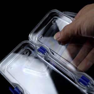 Boîte d'emballage de membrane de bijoux transparente antichoc de vitrine de montre <span class=keywords><strong>en</strong></span> plastique de moulage par injection - Product Image 6