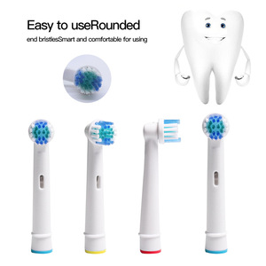 Cabezales de repuesto para cepillo de dientes eléctrico, 4 Uds., cerdas suaves, universales, compatibles con Braun Oral B, cabezales redondos, multicolor - Product Image 5