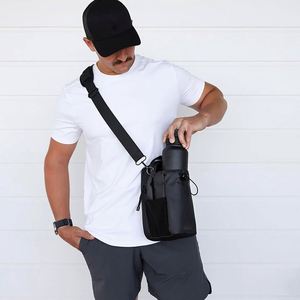 Multifunctional Portable Gym-Specific Fitness Bag with Strong Magnet Adsorbable <b>Water</b> Cup Rack for <b>Water</b> Bottle Storage - Product Image 3