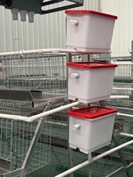 Ligne de production automatique de cages à poules pondeuses pour ferme avicole moderne, personnalisable, directement de l'usine