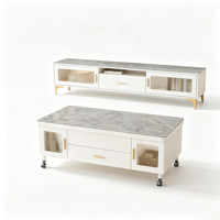 Table basse moderne convertible multifonctionnelle avec plateau relevable 2-en-1, table à manger/platine à thé réglable et pliable pour salon et maison