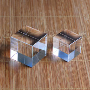 厂家批发高品质K9水晶立方体定制3D激光水晶玻璃相框立方体 - Product Image 1