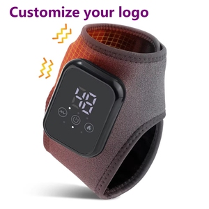 Factory Custom Cordless Ankle <b>Heating</b> Pad Multi Color 2in1 Heat Vibration Massage Foot Therapy Pain Relief Rechargeable CE - Product Image 1