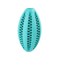 Balle de fuite de nourriture pour animaux de compagnie, jouet élastique en caoutchouc naturel, nettoyage des dents de chien, fuite de dents, jouet de morsure de nourriture