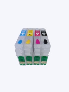 Cartouche d'encre rechargeable avec puce pour imprimante Epson Stylus <span class=keywords><strong>SX435W</strong></span> SX525WD SX235W T1291 T1292 T1293 T1294 - Product Image 2