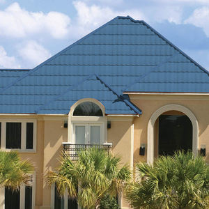 Tegole Metalliche Rivestite in Pietra di Alta Qualità, Colore Blu Reale, Lamiera Zincata per Ville e Case - Product Image 5