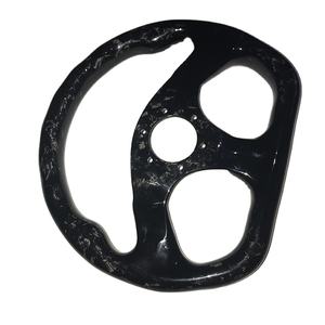 <span class=keywords><strong>Volant</strong></span> de voiture en Fiber de carbone, diamètre 310mm, noir, jaune, argent, rouge, bleu clair, pour remplissage et estampage - Product Image 1