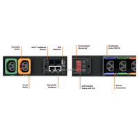 V-Ertiv Geist GU2 1U Connecteur Accessoire PDU Intelligent pour Rack C13/C19 16A/32A Unité de Distribution d'Énergie pour Centres de Données
