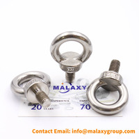 MALAXY Vente en gros Crochet à vis à œil personnalisé Boulon à œil de levage M2 M3 M4 M5 M6 M7 M10 Astm Standard M8 M16 M12 M22 M42 Filetage