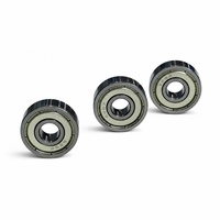 628/ZZ Bantalan Bola Alur Dalam P5 ZV3 Berpelindung Logam ZZ Bearing Baja Seri 620 Kustom OEM Cina