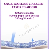 Capsules éclaircissantes et antioxydantes pour la peau au collagène + vitamine C + vitamine E (60 capsules) - Pour adultes, jeunes, santé, compléments alimentaires