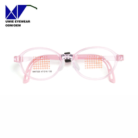 Monture de prescription ovale personnalisée OEM EMS&Silicone, anti-lumière bleue, pour enfants et adolescents, taille 47-16-135, avec logo et emballage personnalisés