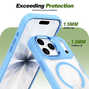 Fundas Magnéticas Transparentes Personalizadas para iPhone 18 17 Pro Max con Botones Táctiles AI, Carga Inalámbrica y Protección Antigolpes - Product Image 4
