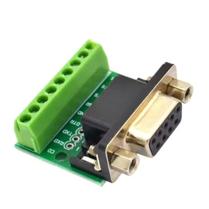 Adaptateur de connecteur DB9 mâle et femelle, borne à vis, 9 broches, 9 trous, carte de conversion RS232 RS485 - Product Image 5