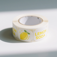 Etichette Adesive Personalizzate per Bottiglie di Alimenti e Bevande, Stampa a Colori, Adesivi in Vinile Impermeabili per Confezioni di Succhi e Bevande