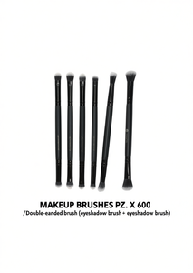 Set di Pennelli per Trucco PZ X 600, Pennelli Doppia Punta per Ombretto - Product Image 1