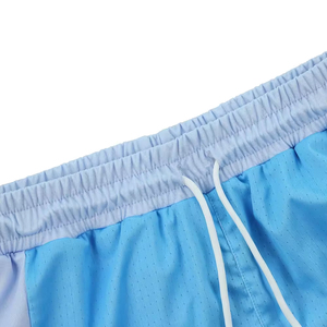 Custom Digital Print Automated Cutting 100% Polyester Drawstring Mens Soccer Shorts Piping Breathable Summer Sports Running - Product Image 3