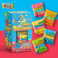 Fabricante Chino Vende al por Mayor Dulces Crujientes con Sabores a Frutas 4g, Ingredientes Veganos, Colores Naturales, Tipo Skittles