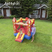 Château gonflable pour enfants Airmyfun, trampoline, toboggan avec tissu Oxford 420D+840D pour fête en intérieur, 2 personnes