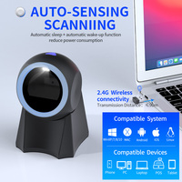 Escáner de código de barras de escritorio inalámbrico Xincode escáner de código 2D Qr USB BT QR precio producto lector de código de barras