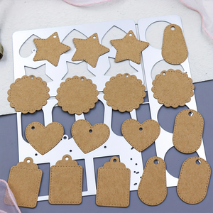 New nhãn nhỏ/tag kim loại cắt Die khuôn sổ lưu niệm trang trí dập nổi Album ảnh trang trí thẻ làm DIY Thủ công mỹ nghệ - Product Image 5