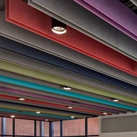 Panel Acústico Abierto de Fieltro PET de Diseño Moderno, 90% de Reducción de Ruido, Insonorización Ecológica para Dormitorio, Hotel, Apartamento