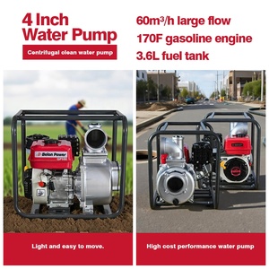 Bomba <span class=keywords><strong>de</strong></span> Agua <span class=keywords><strong>de</strong></span> 4 Pulgadas, Bomba Autocebante Agrícola para <span class=keywords><strong>Riego</strong></span>, Bomba <span class=keywords><strong>de</strong></span> Aguas Residuales Pequeña <span class=keywords><strong>de</strong></span> Gran Caudal, Motor <span class=keywords><strong>de</strong></span> Gasolina 170F - Product Image 3