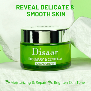 Crema viso personalizzata al rosmarino e Centella Niacinamide illumina macchie scure segni dell'<span class=keywords><strong>acne</strong></span> per la riparazione della pelle idratante crema per il viso - Product Image 3