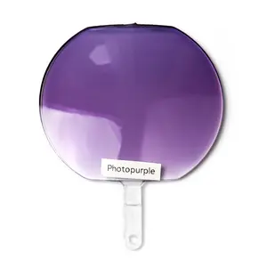 Поликарбонатные линзы фотохромные фиолетовые оптические очки по рецепту
