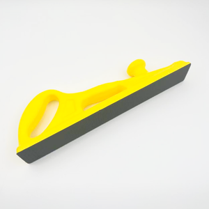 Large OEM/OBM Sanding <strong>Block</strong> Auto Body Repair <strong>Flexible</strong> Hand <strong>Sander</strong> Curved Surface Plastic Handle Black Self Adhesive Bottom Metal - Product Image 3