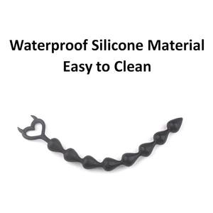 تصميم شعبي للرجال 3 بوصة عينة مجانية المقابس الجنس الشرجي لعب سيليكون رجل المكونات بعقب - Product Image 5