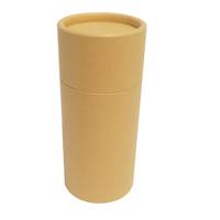 Conteneur cosmétique jetable biodégradable fait à la main, mini gloss à lèvres/lotion/tube en carton, baume à lèvres/emballage durable