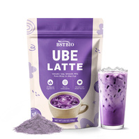 Poudre d'igname violette pure naturelle BSTBIO en marque blanche avec lait pour boissons 100g par sachet – Latte à la poudre d'UBE
