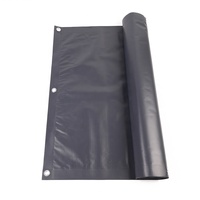 Mampara de Privacidad para Balcón de PVC Resistente a la Intemperie de 90 x 600 cm, Decoración para Barandilla de Balcón