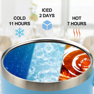 Vaso Térmico Personalizado de 40oz con Asa, Taza de Viaje Aislada de Acero Inoxidable 18/8 con Popote y Tapa, Regalo para Maestros y Estudiantes - Product Image 4